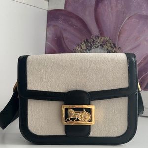 Celine Vintage Horse Carriage Box Bag